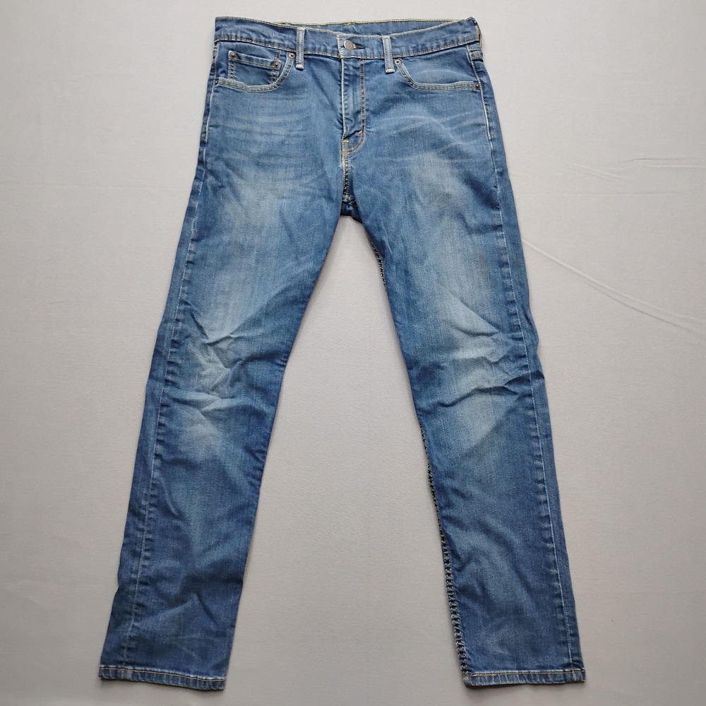 Levi 511 Slim Fit Jeans Mens 33x32 Blue Denim